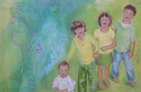 Kinderportret Fleur, Eef en Timo